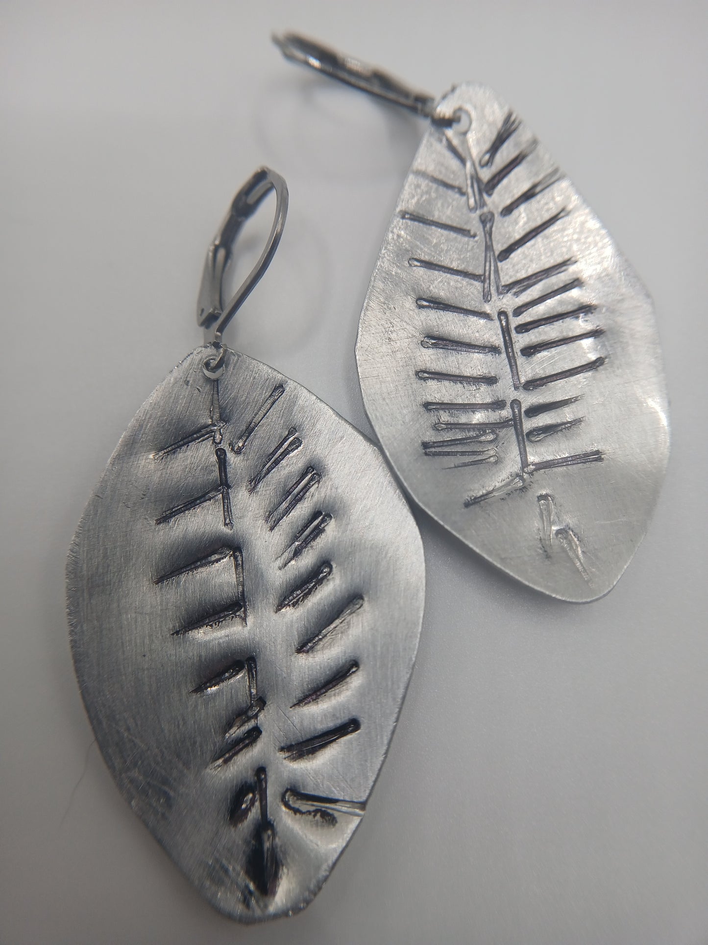 New leaf earrings