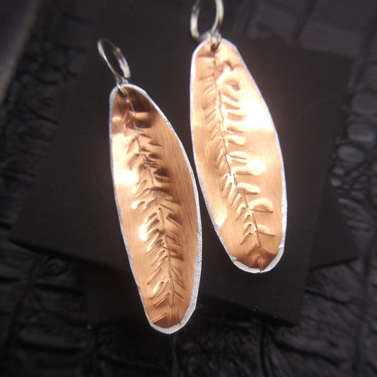 Copper Copy's Leaf Collection Earrings